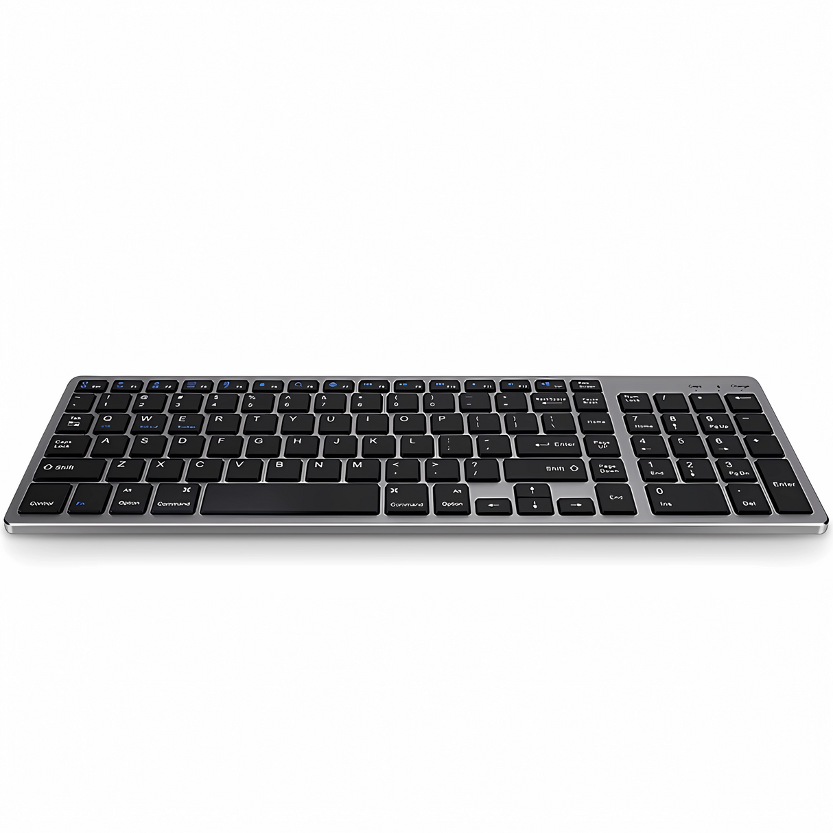 Bervolo Rechargeable Bluetooth Keyboard, Black