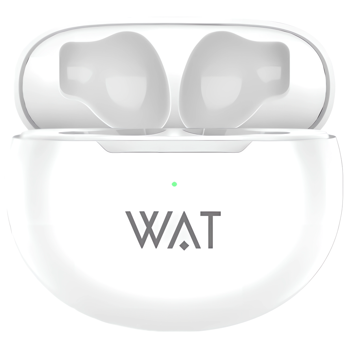 Bervolo Wat Prime 4 True Wireless fülhallgató, Bluetooth 5.3, Érintésvezérlés, Prémium hangzás, Hangsegéd, Vízálló IPX5, Elegáns dizájn, Fehér