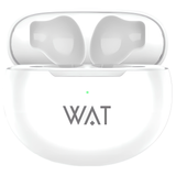 Bervolo Wat Prime 4 True Wireless fülhallgató, Bluetooth 5.3, Érintésvezérlés, Prémium hangzás, Hangsegéd, Vízálló IPX5, Elegáns dizájn, Fehér