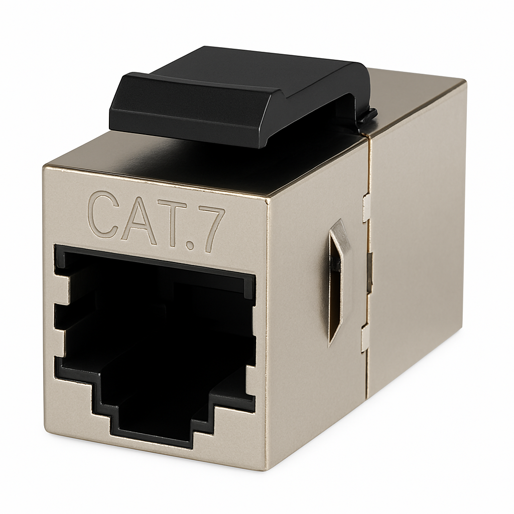 Bervolo STP CAT 7, RJ45 anyától anyáig, gigabites, fémes, UTP, FTP gyorskapcsolatokhoz 