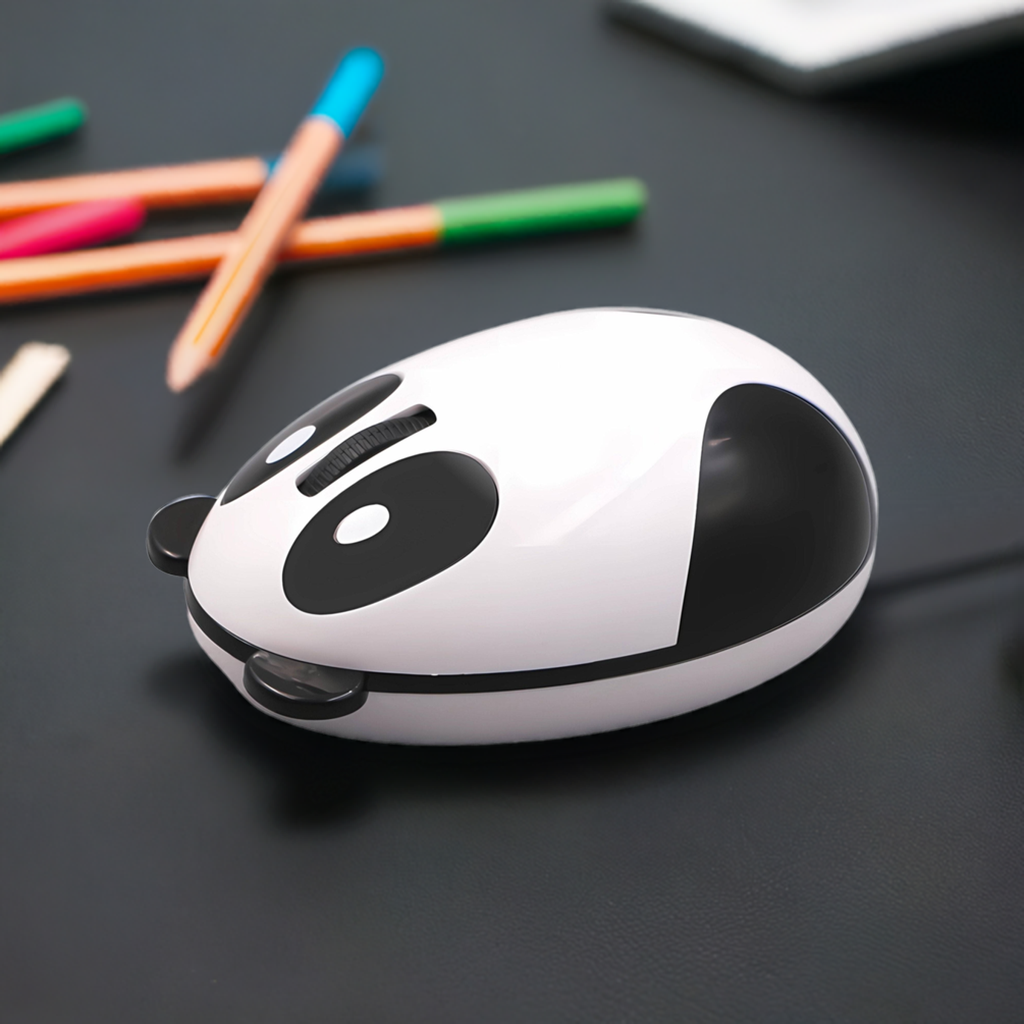 Bervolo Panda Mouse, Kids, White